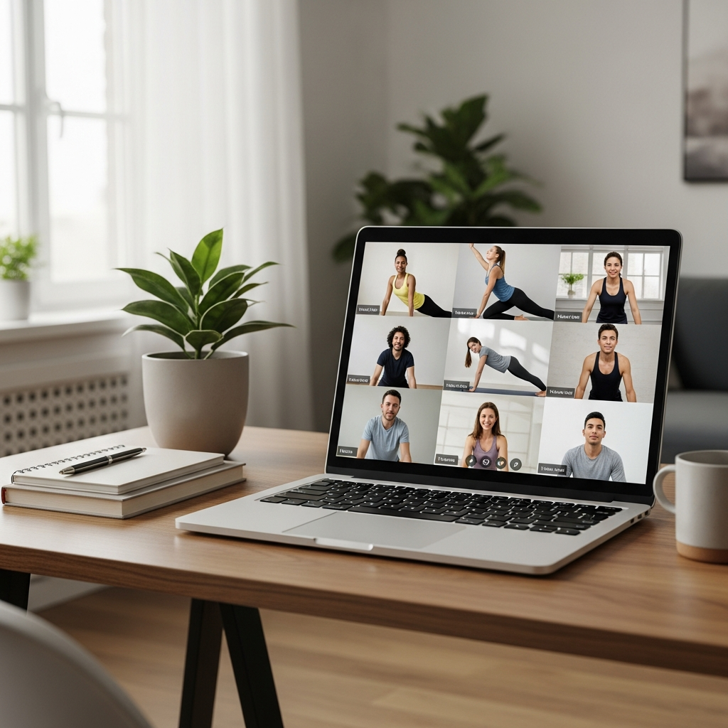 Групповое онлайн занятие хатха-йогой