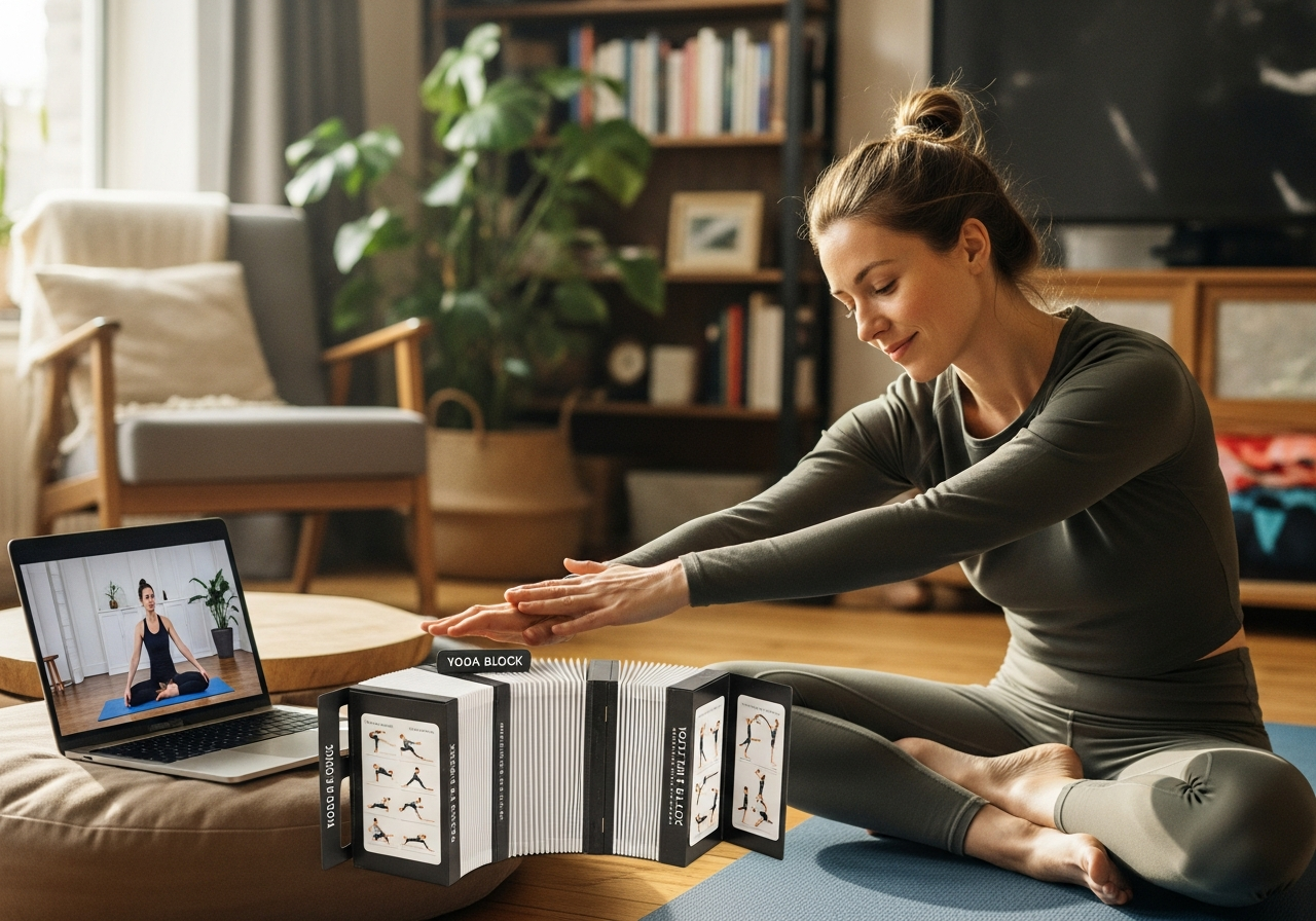 Онлайн занятие йогой дома